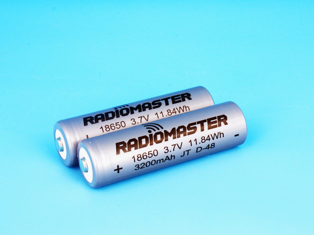 battery radio 3200mah 3.7v li-ion 18650 (2 pcs.)