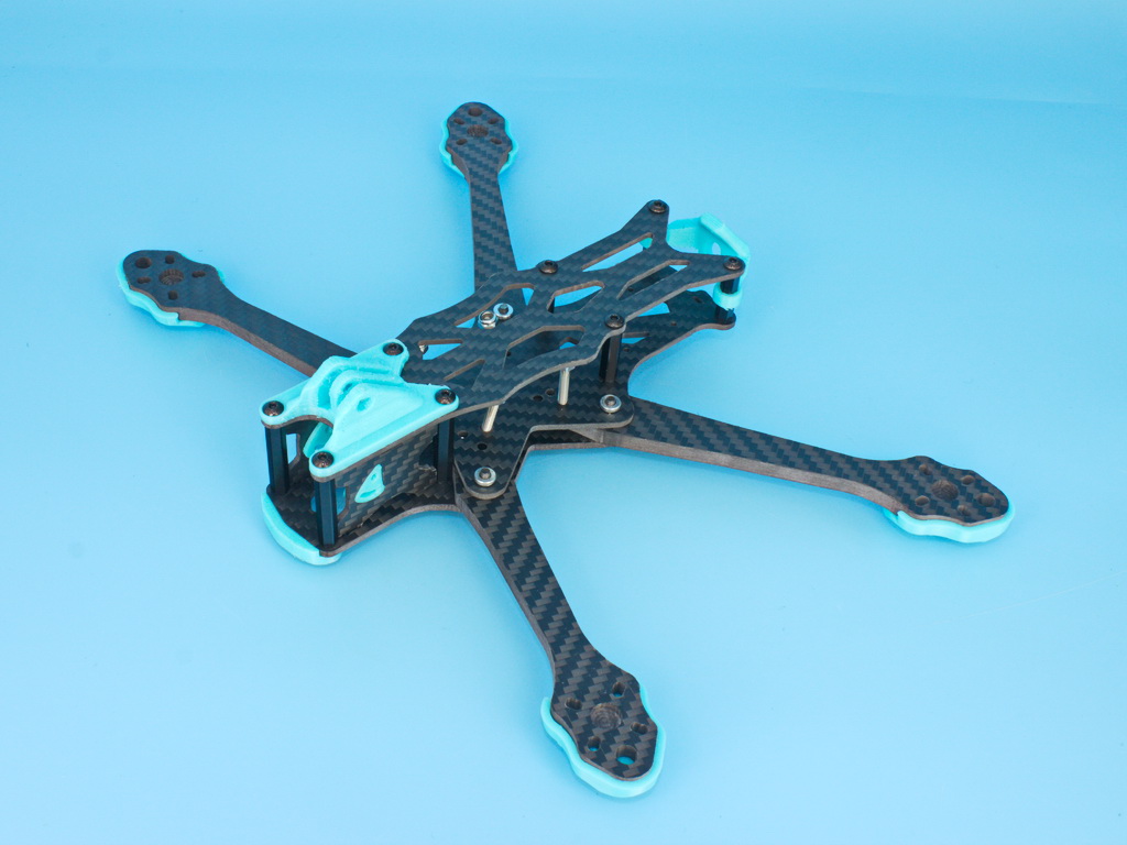 dc hd 5" replica quadcopter carbon frame