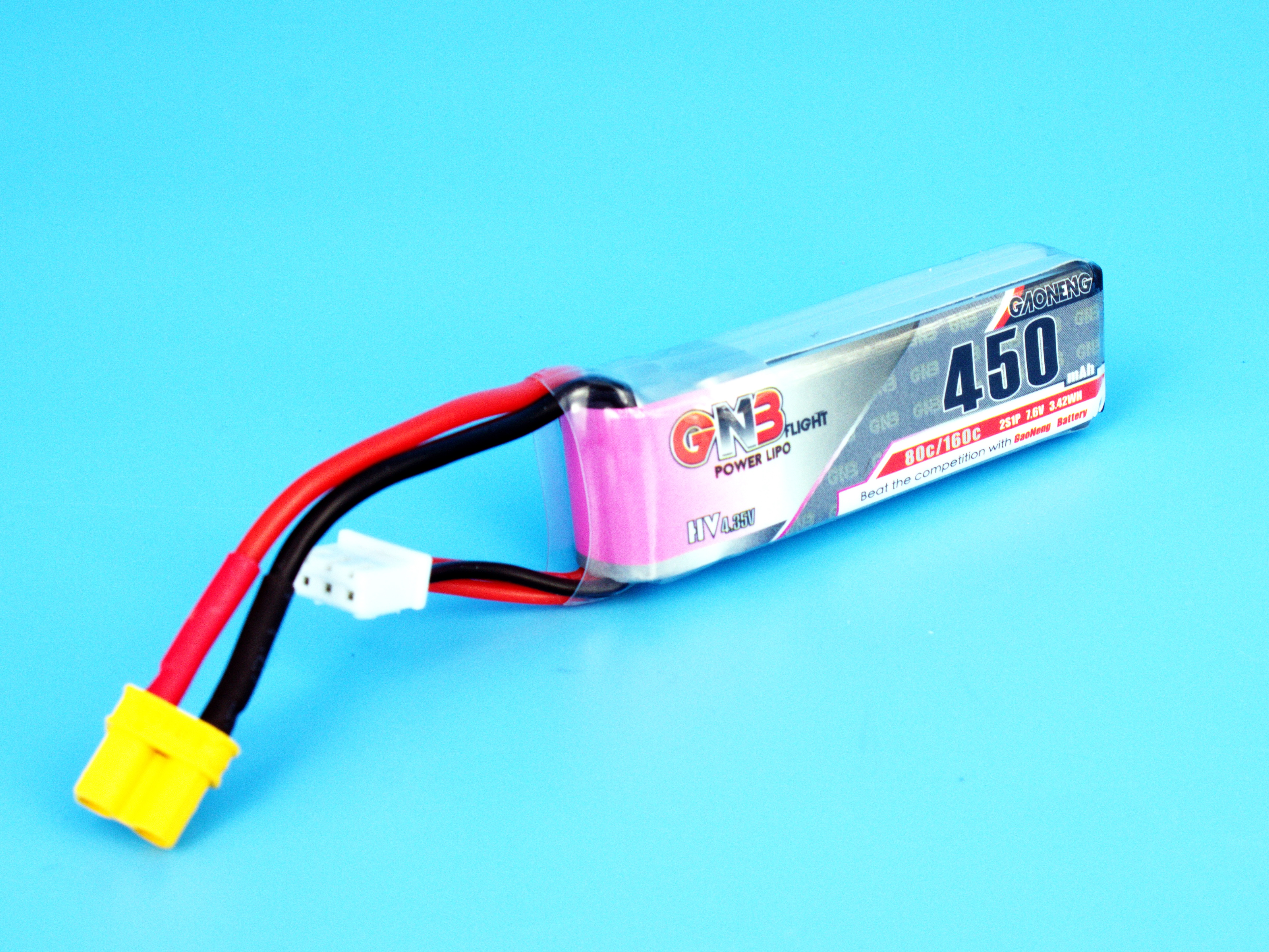 battery GNB 450mah 2s 80c hv