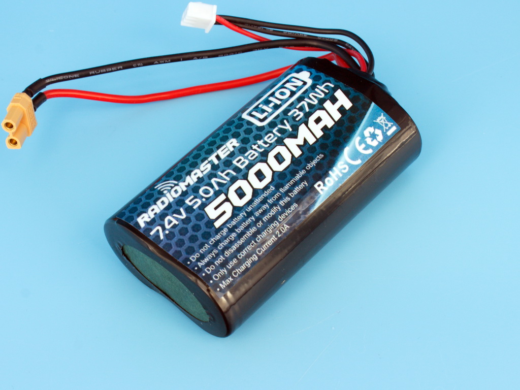 battery for transmitter radio tx16s/tx12 mkii 5000mah 2s