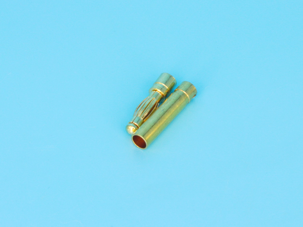 gold plated male/female m4 connectors